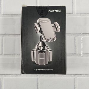TOPGO Cup Holder Phone Mount 360 Degrees Rotation Fitting Varying Size/ay